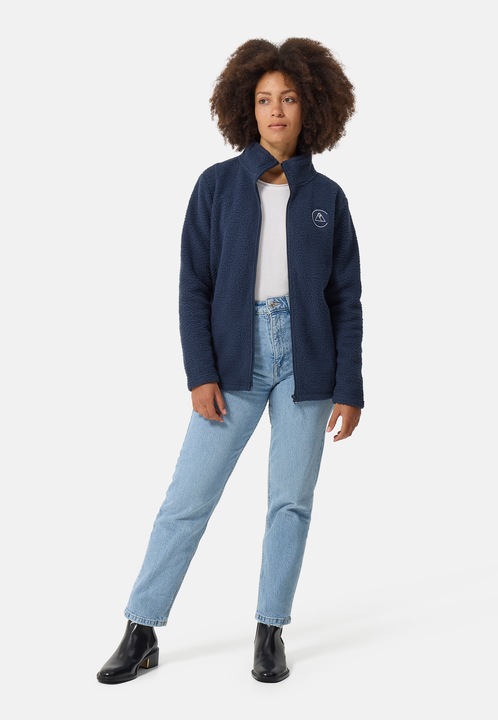 Image du produit Cash-Mere Retro-Fleece-Jacke aus recyceltem Polyester (S)