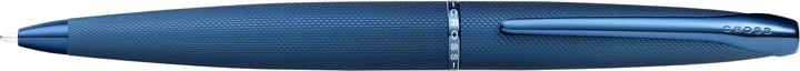 Productafbeelding Cross Twist action biros ATX donkerblauw diamantpatroon geschenkverpakking (Donkerblauw, 1x)