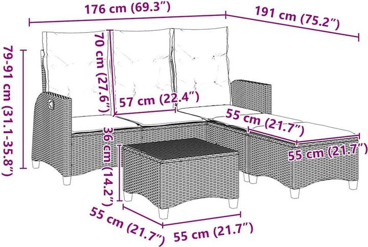 Produktbild vidaXL Shane