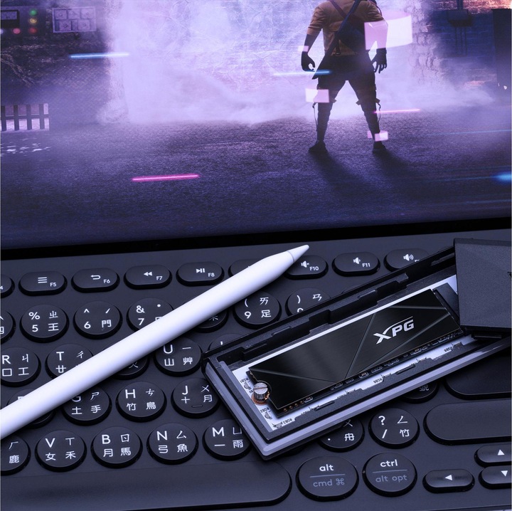 Image du produit Adata SSD 500GB PCI-E NVMe XPG Gammix S50 CORE détail (500 Go, M.2 2280)