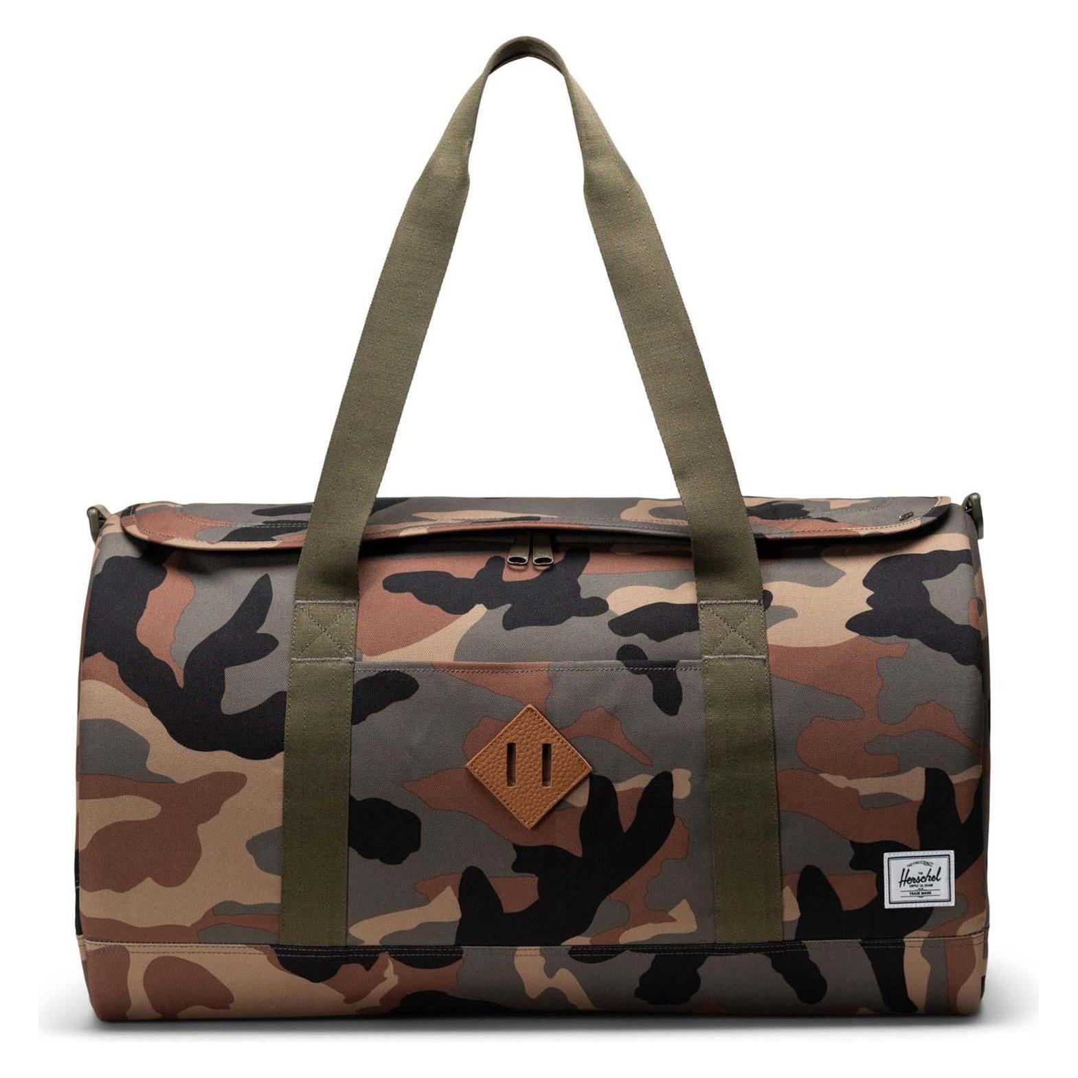 Herschel, Herren, Tasche, Borsa Da Viaggio Heritage, Mehrfarbig, Schwarz, Braun, Grün, (37 l)