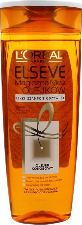 Image du produit L'Oréal Paris L'Oréal Elseve The Magic Power Of Oils Shampooing léger nourrissant à l'huile de noix de coco 400Ml (400 ml, Shampoing liquide)