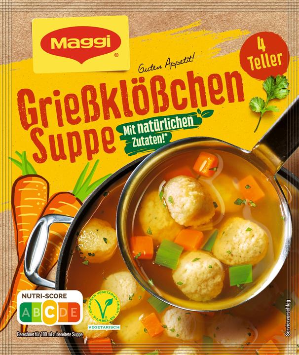 Maggi GUTEN APPETIT soup semolina dumplings,yields (1000 ml)
