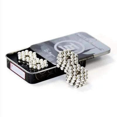 Actual product image Neoballs Sphere Magnets Gun-Metal