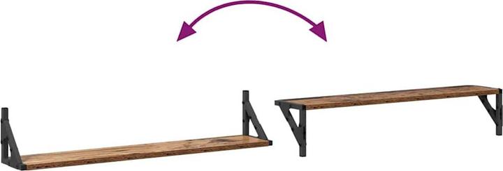 Produktbild vidaXL Wandregale (80 x 15 x 15.50 cm)