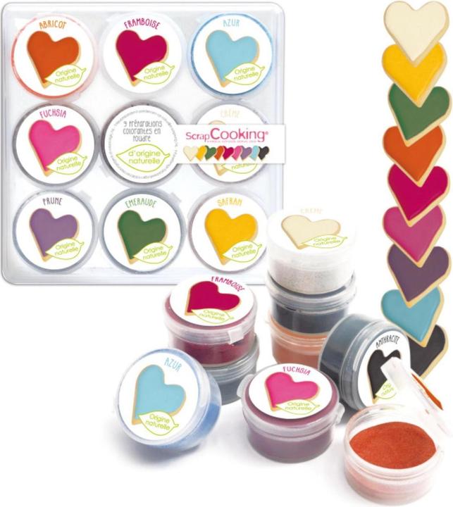 Immagine prodotto ScrapCooking Set di 9 polveri colorate
