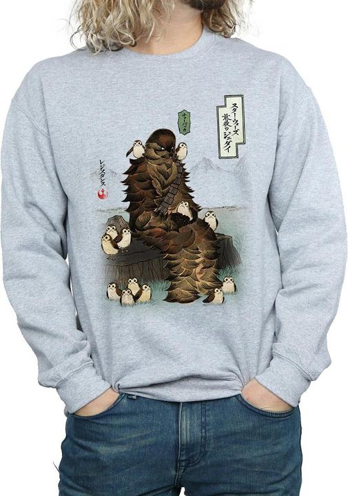 Produktbild Star Wars The Last Jedi Japanese Chewbacca Porgs Sweatshirt (S)
