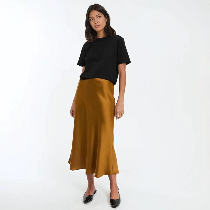 Image du produit La Redoute Collections T-shirt à encolure ronde et manches courtes (S)