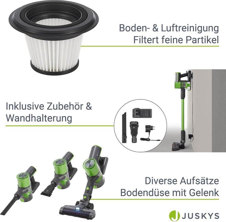 Produktbild Juskys Akkustaubsauger VC2101