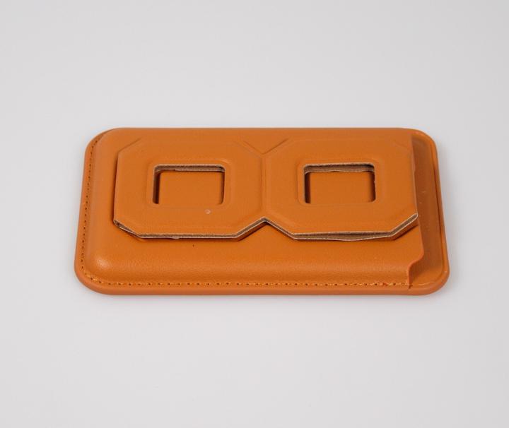 Produktbild PhoneLook Magnetischer Kartenhalter wallet MagSafe veganes Leder mit starkem Magneten und integriertem Klappst