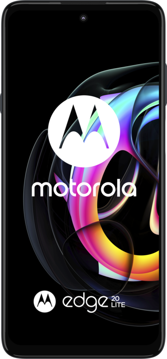 Actual product image Motorola Edge 20 Lite (128 GB, Electric Graphite, 6.70", Hybrid Dual SIM, 108 Mpx, 5G)