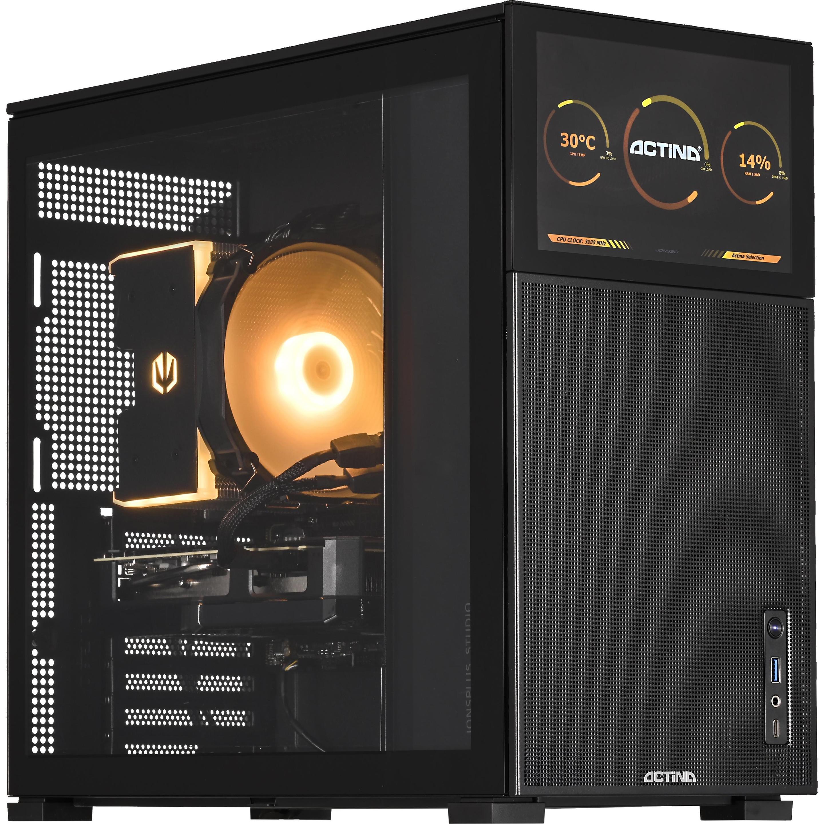 Actina 5901443401568 (AMD Ryzen 5 5600X, 32.77 GB, 1000 GB, GeForce RTX 4060), PC, Schwarz