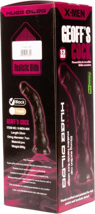 Actual product image X-Man X-MEN Geoff's 13 Inch Cock Black