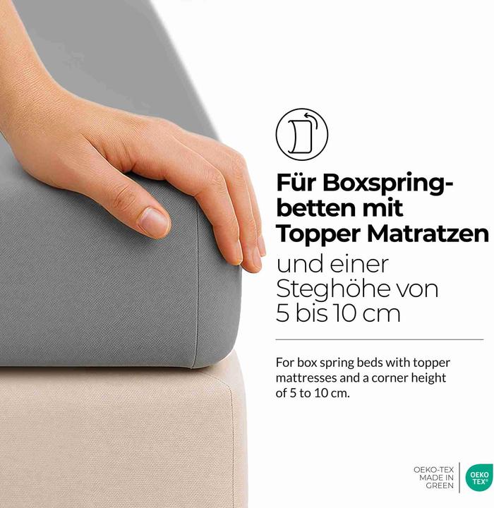 Produktbild Etérea Comfort Jersey Topper (100 x 200 cm, 90 x 200 cm)
