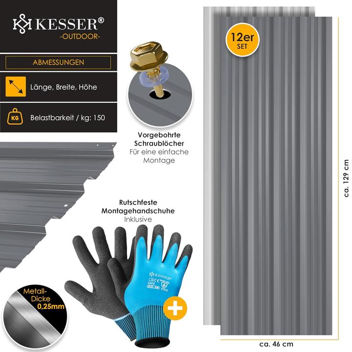 Produktbild Kesser Trapezblech-Set
