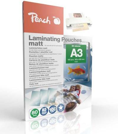 Immagine prodotto Peach Film di laminazione A3 (A3, 100 Pezzo/i, 80 µm)