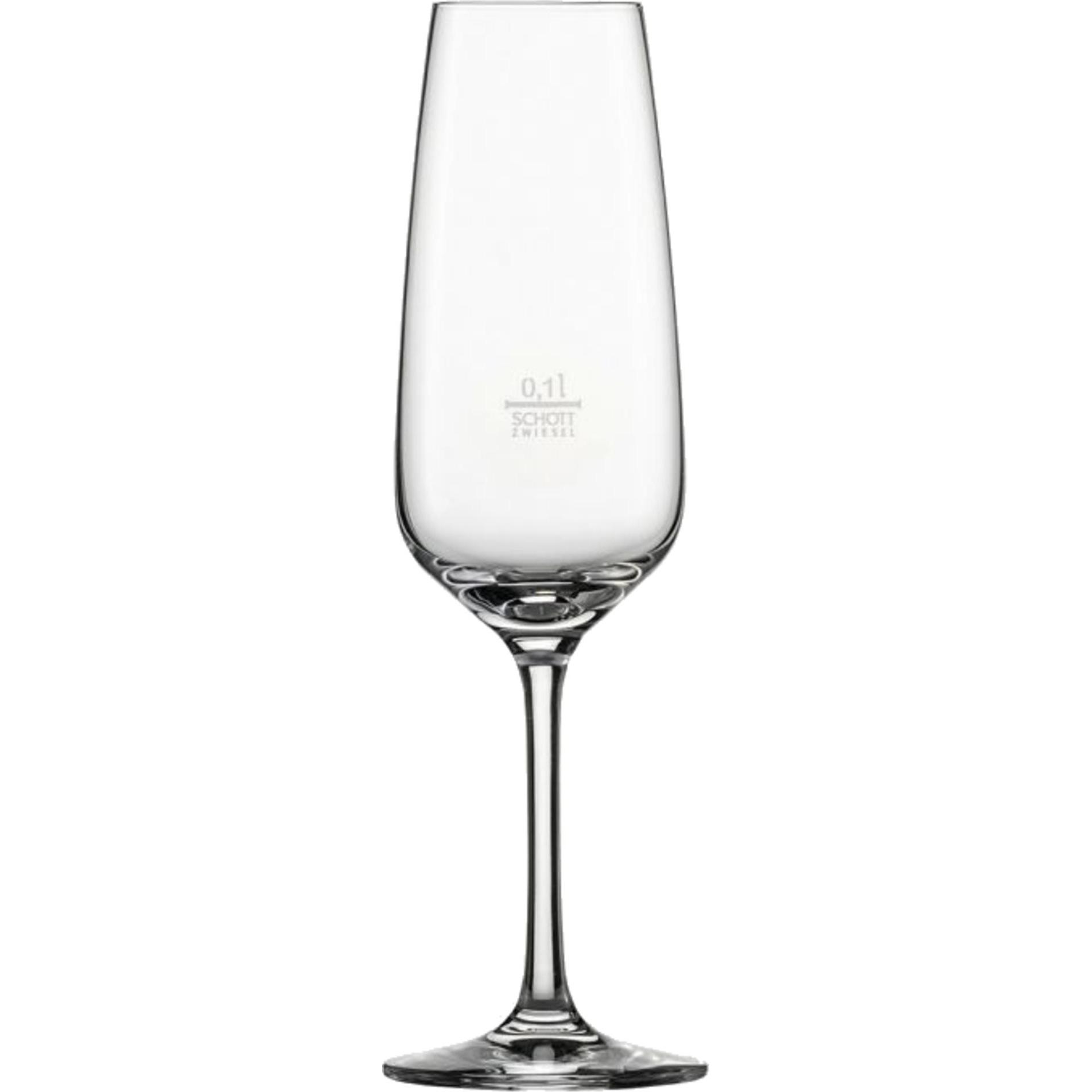 Schott Zwiesel Sektgläser Taste 0,1 l /-/ 283,0 ml, 6 St. (28.30 cl, 6 Gläser, Sektgläser) (116002)