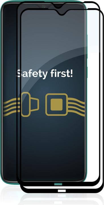 Produktbild Savvies Full-Screen Displayschutz Panzerglas Schutzglas (2 Stück, Xiaomi Redmi Note 8)