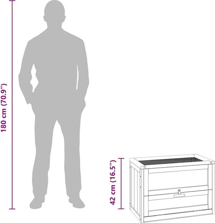 Produktbild vidaXL Hamsterkäfig