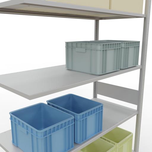 Image du produit Schulte Lagertechnik Système enfichable Élément suivant MULTIplus150 avec traverse de longueur