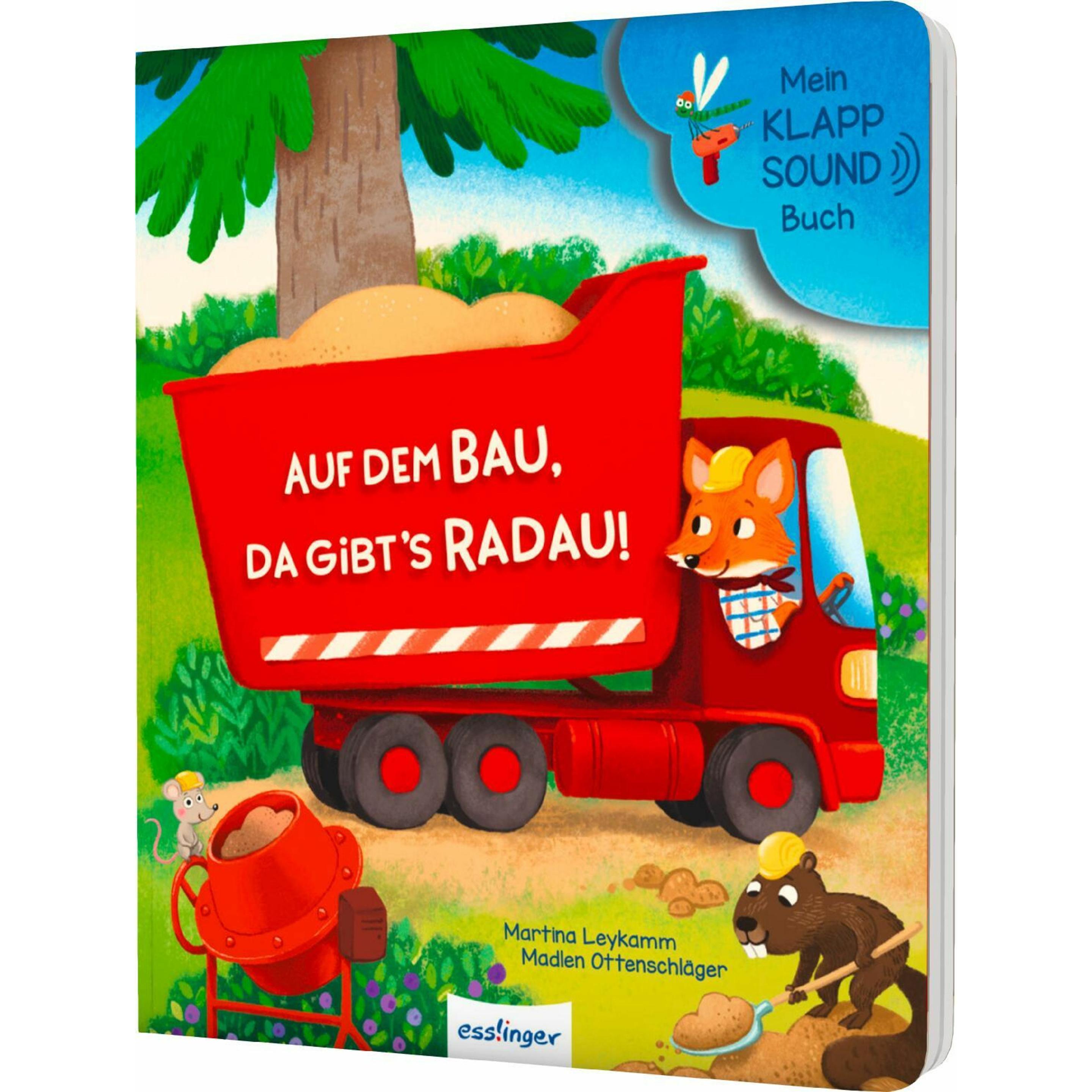 Esslinger, Babybücher, Mein Klapp-Sound-Buch: Auf dem Bau, da gibt's Radau! (Deutsch)