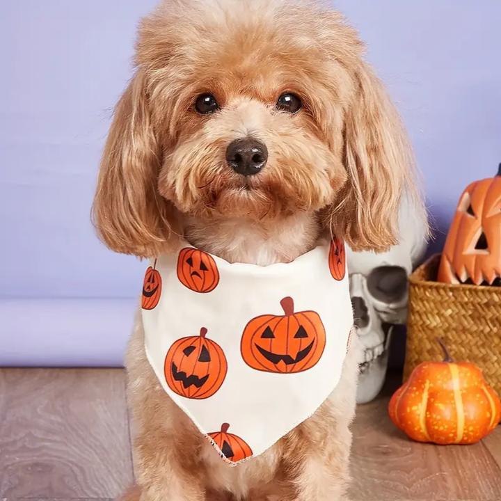 Image du produit Suba Bandanas d’Halloween pour Chiens (S, Bandana pour chien)