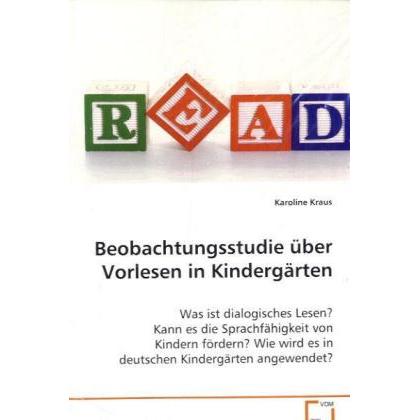 Beobachtungsstudie über Vorlesen in Kindergärten, Fachbücher