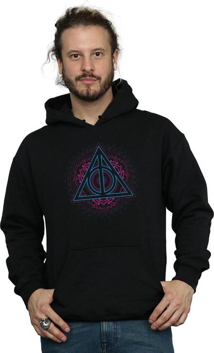 Produktbild Neon Deathly Hallows Kapuzenpullover (XXL)