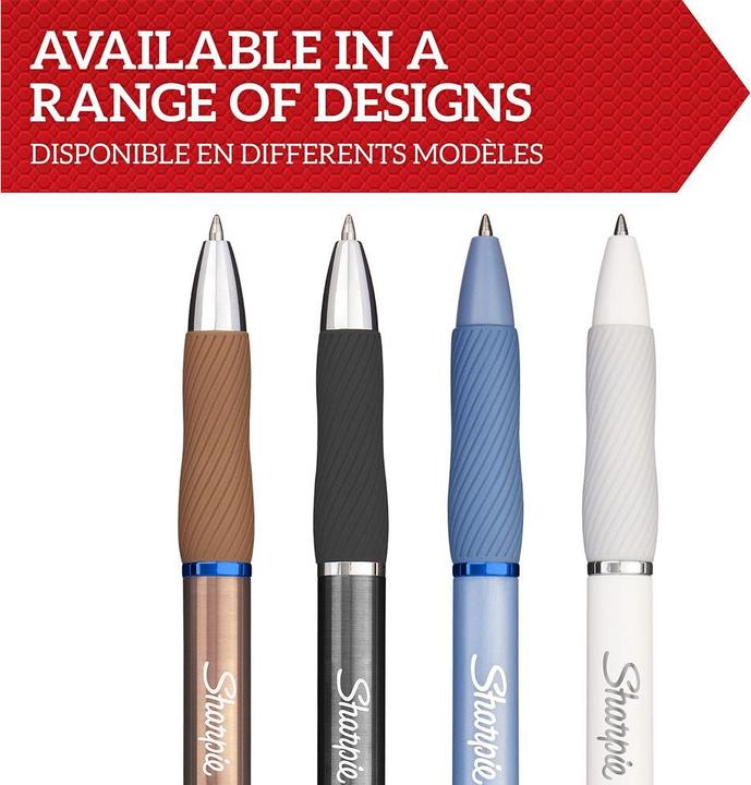 Actual product image Sharpie Gel pen S-Gel Metal 2er Set+2Minen Schwrz (Black, 2x)