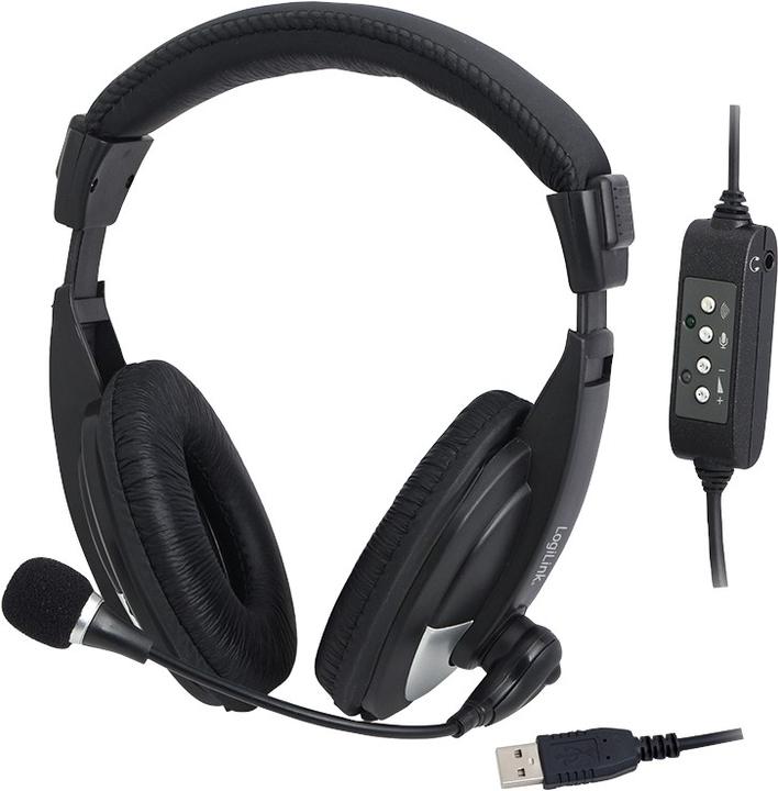 Immagine prodotto LogiLink Cuffie stereo USB (Cablato, USB-A)