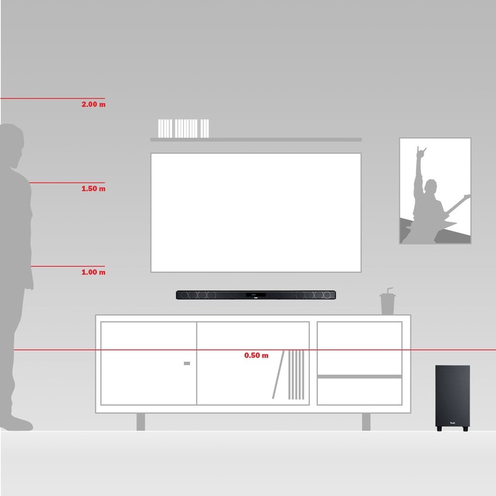 Image du produit Teufel Cinebar 11 (140 W, Canal 2.1)