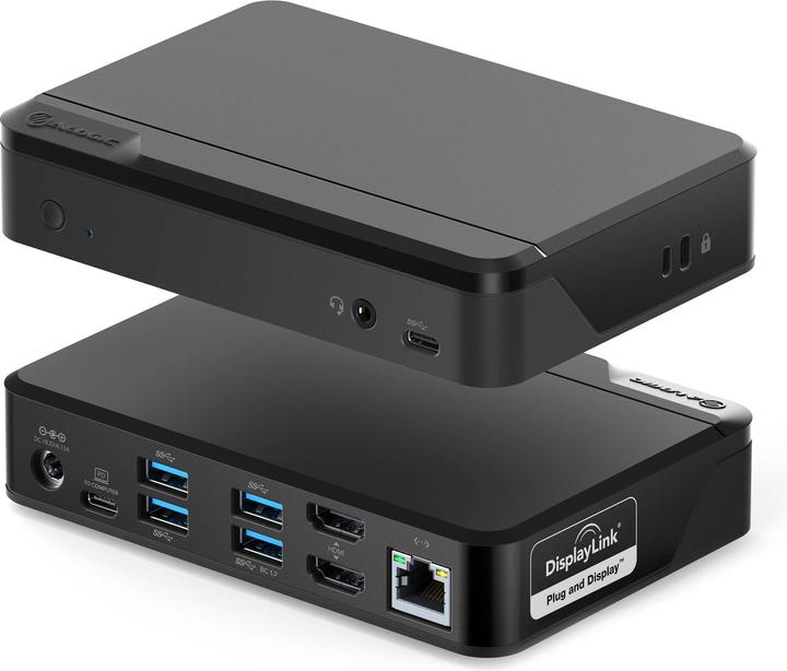 Alogic Docking Station Universal Twin HD USB-C e USB-A (USB-A, USB-C, 10 porte)