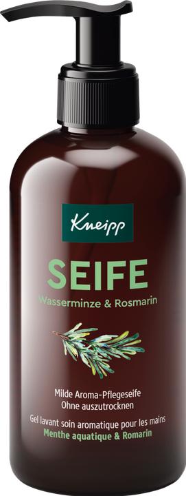 Kneipp Gel lavant soin aromatique pour les mains Menthe aquatique & Romarin (Savon liquide, 250 ml)