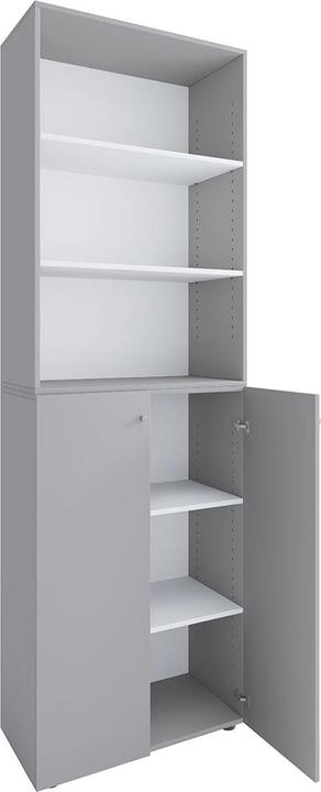 Image du produit VCM Armoire de bureau Armoire à dossiers Étagère Lona 6f (70 x 40 x 220 cm)