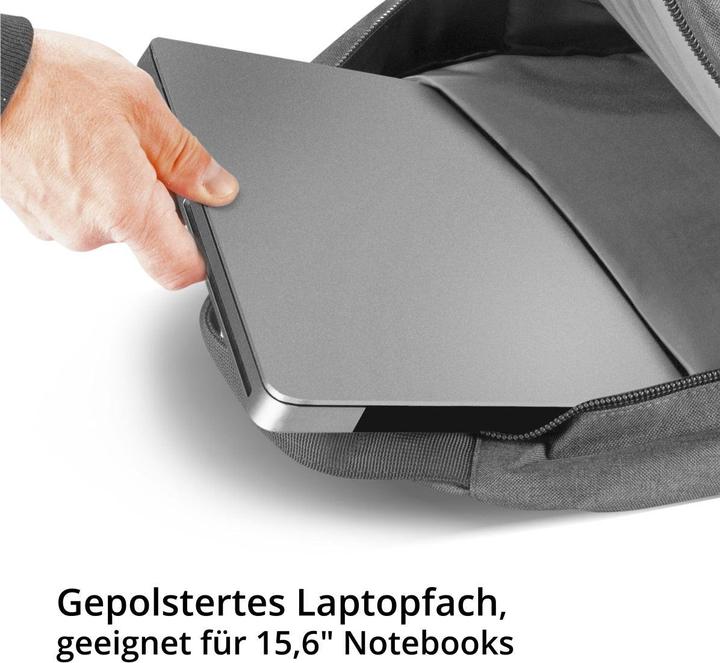 Image du produit Stahlwerk Sac à dos pour ordinateur portable Sac à dos pour ordinateur portable Sac à dos de travail avec (15 l)