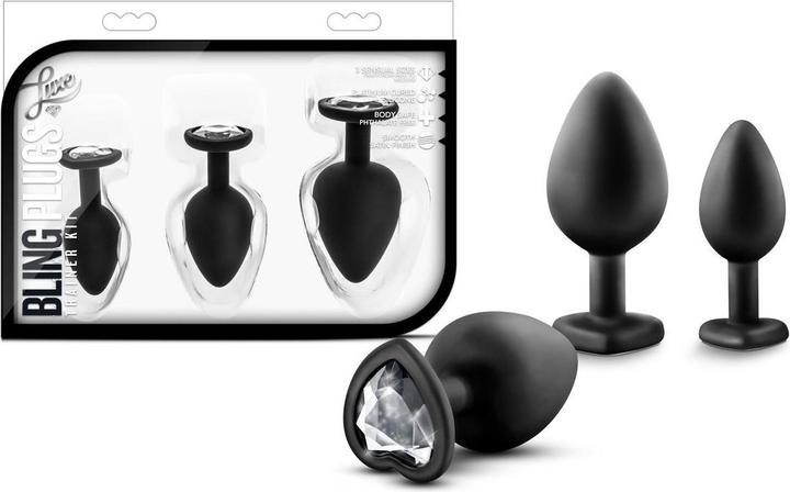 Produktbild Blush Luxe Bling Plugs Training Kit White Gems