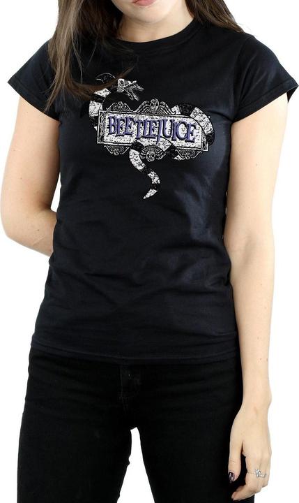 Produktbild Beetlejuice Sandwurm Logo TShirt aus Baumwolle (L)