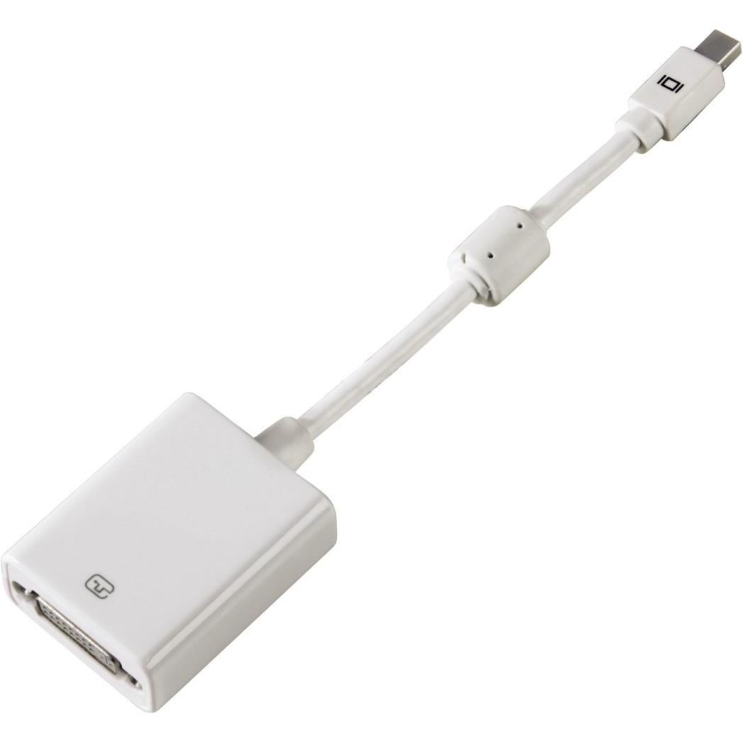 Thumbnail - Hama Mini-DisplayPort-Adapter für DVI (DVI, 15 cm), Data + Video Adapter, Weiss
