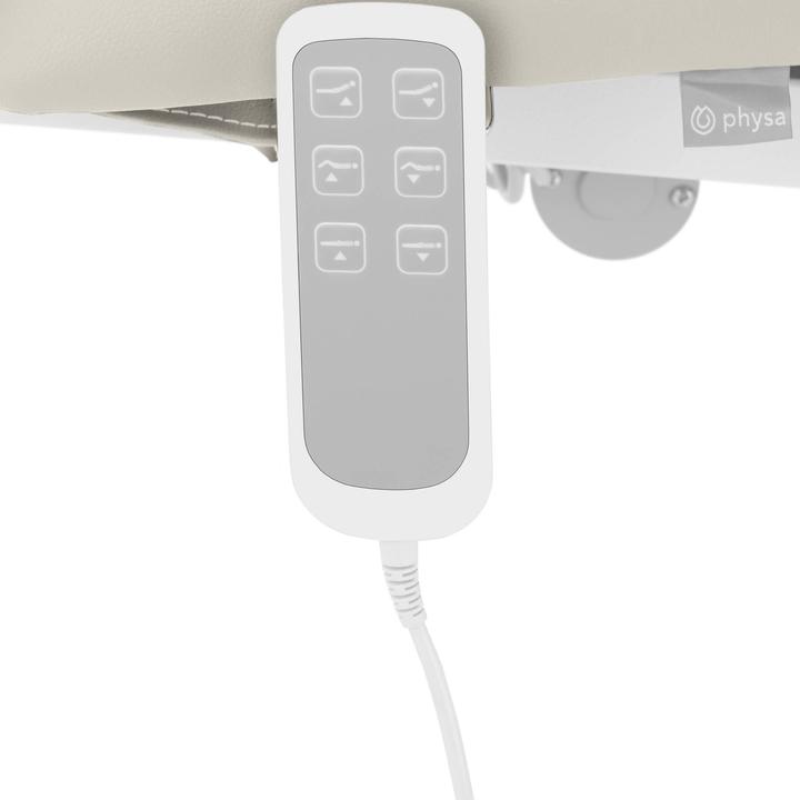 Actual product image Physa Massage Table - 3 motors - 250 kg - white
