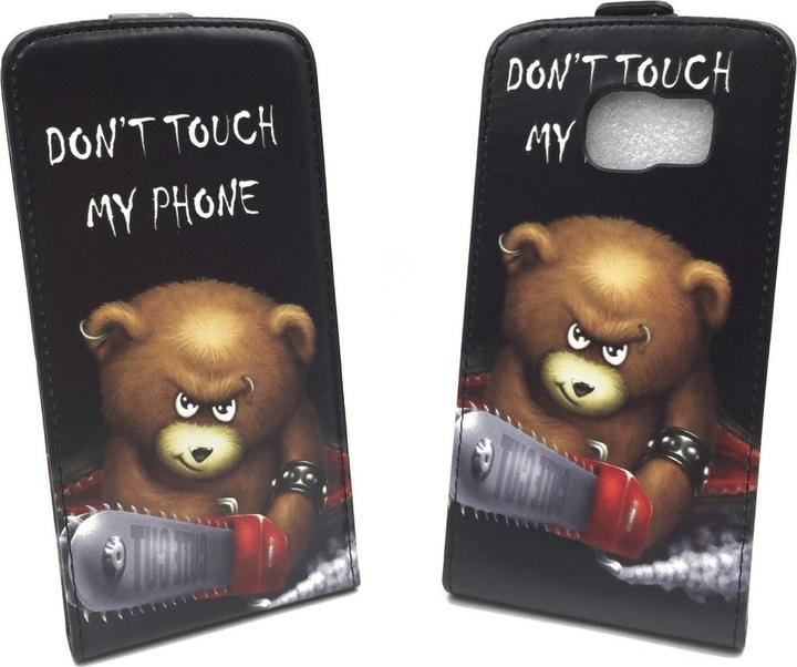 Actual product image König Design Mobile Phone Case for Samsung Galaxy S7 Edge Protective Wallet Cover 360 Case Black (Samsung Galaxy S7 Edge)