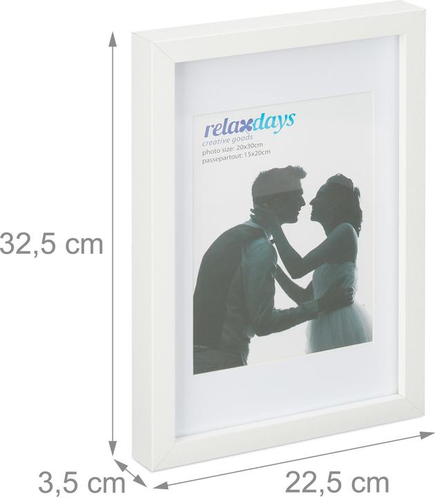 Immagine prodotto Relaxdays 2x cornice per foto (20 x 30 cm)