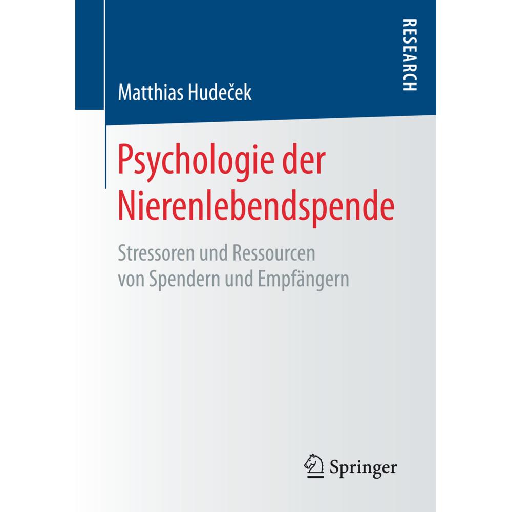 Psychologie der Nierenlebendspende, Fachbücher von Matthias Hudecek