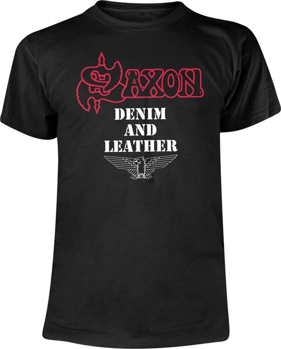 Produktbild Saxon Denim And Leather TShirt (M)
