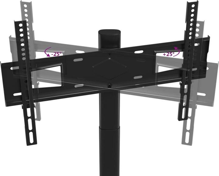 Actual product image vidaXL TV-Eckständer (45 kg, 32" - 65")