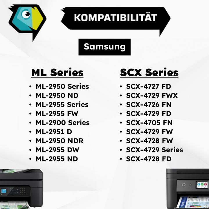 Image du produit Inkadoo Toner compatible avec Samsung MLT-D103L/ELS / 103L toner, noir noir (CF)