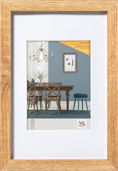Immagine prodotto Walther Design Cornice in legno Fiorito con vetro artistico (20 x 30 cm)
