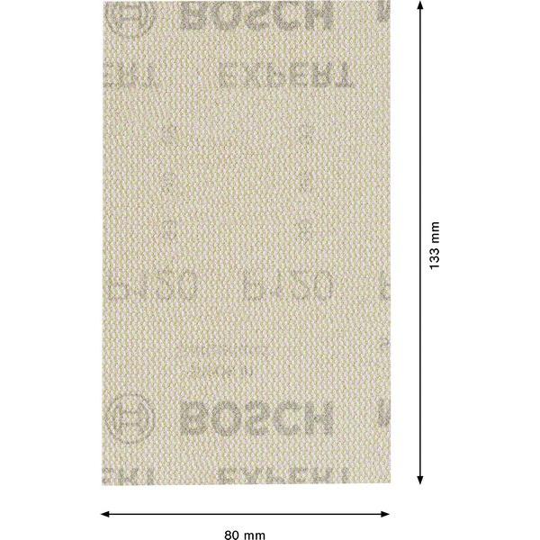 Bosch Professional Zubehör, Schleifmittel, EXPERT M480 Schleifnetz 115 x 107 mm, G 120, 10 Stück (120)