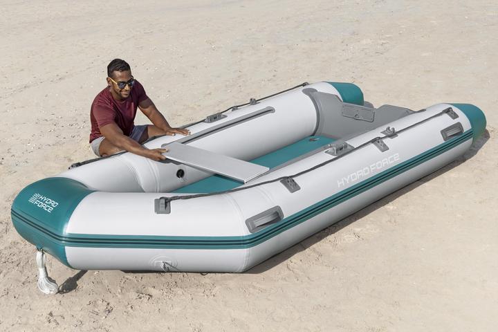 Actual product image Bestway Hydro Force Mirovia Elite 5-Person Inflatable Sport Boat Set 3.30 m (330 cm, 5 Persons)