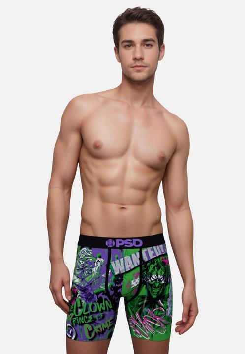Produktbild PSD Boxershorts JOKER WANTED Unterhosen (Einzelpack)
