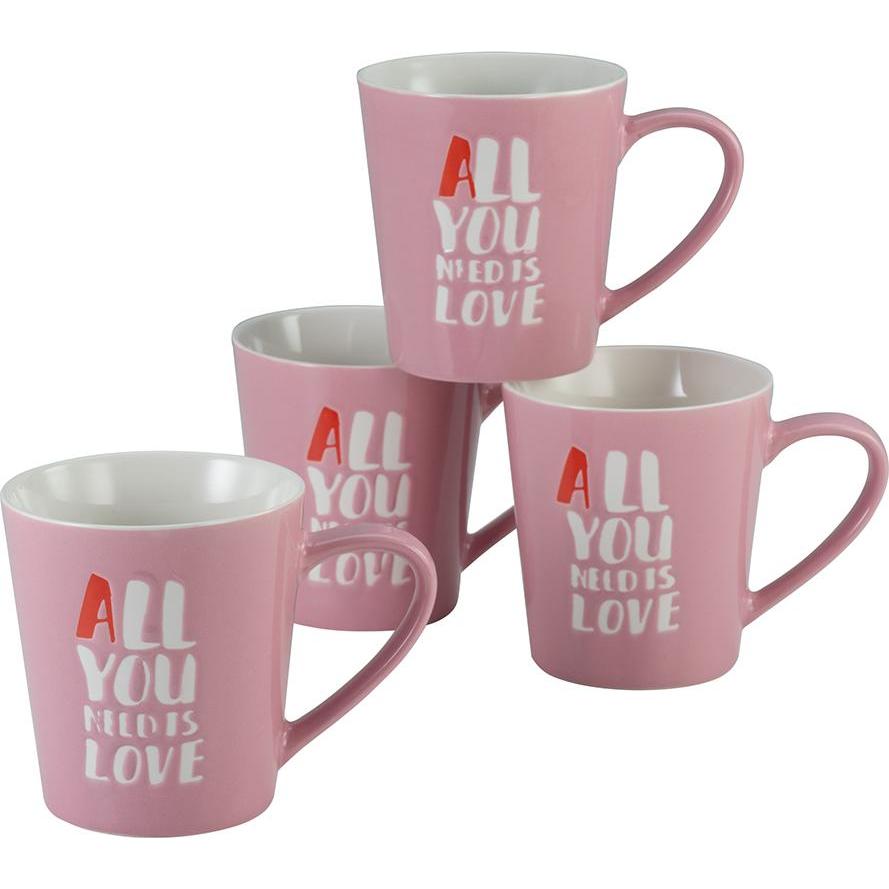 CreaTable, Tasse, Love Collection (420 ml, 4 x)
